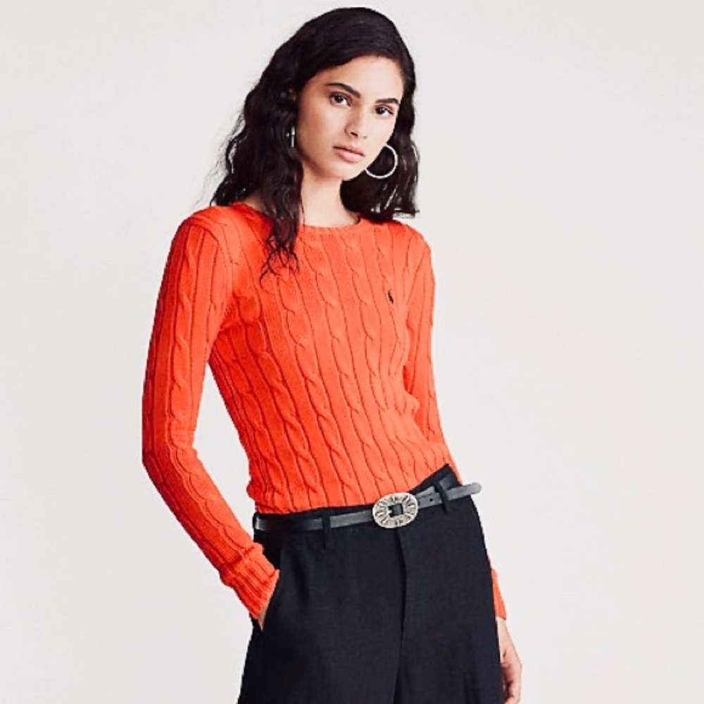 Ralph Lauren Cable-Knit Cotton Sweater
